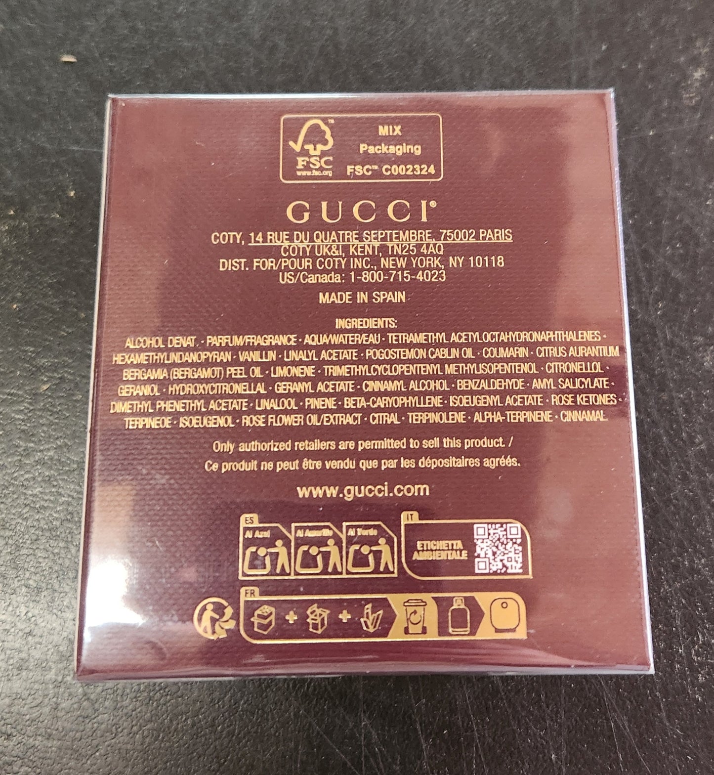 Gucci Guilty Absolute Eau de Parfum for Men – 2oz/60ml