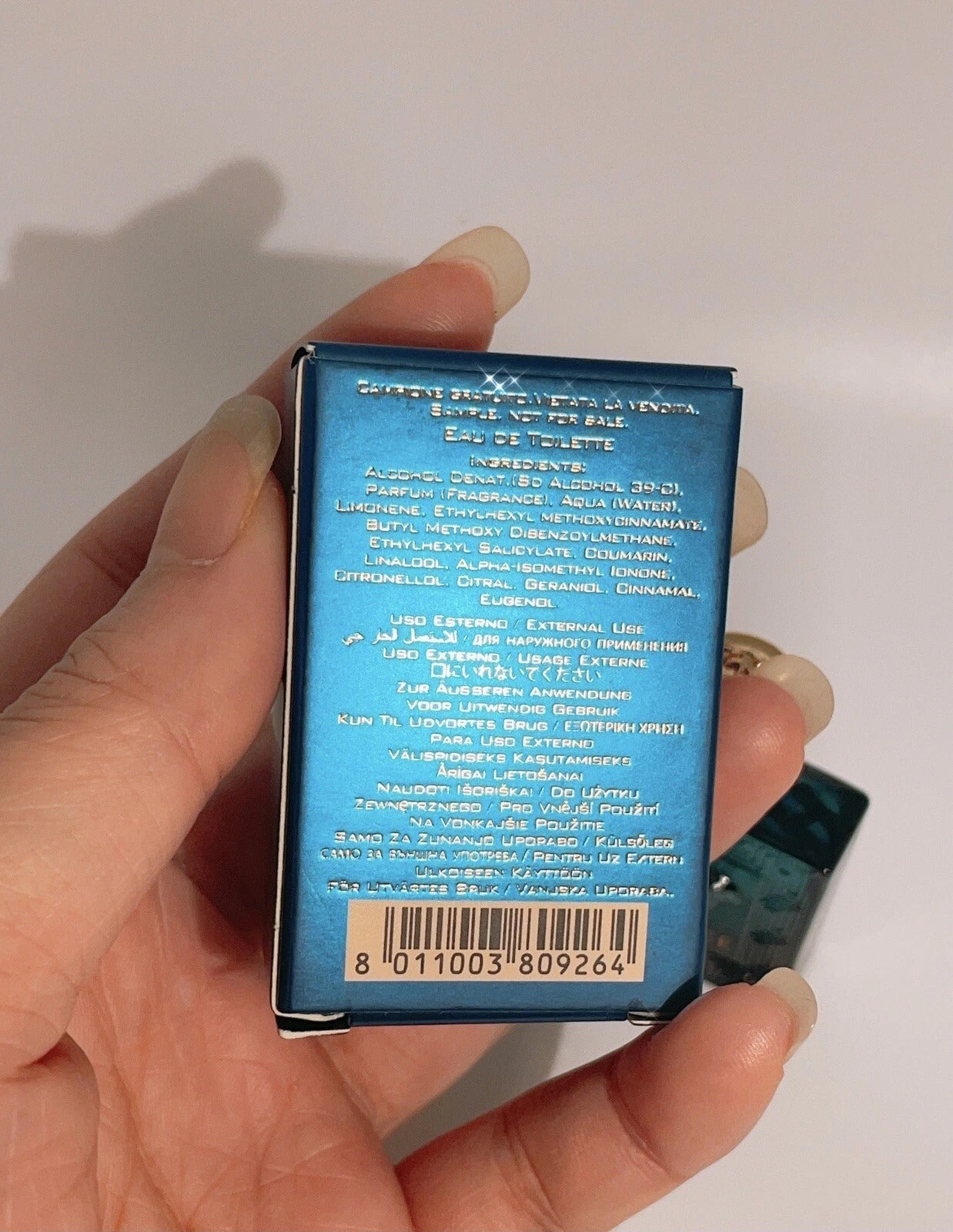 Versace Eros Eau de Parfum for Men – Travel Size 5ml/0.17oz