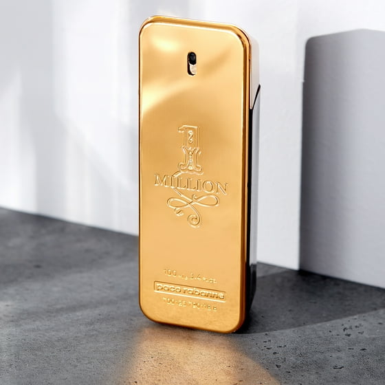 Paco Rabanne 1 Million Eau de Toilette Spray for Men, 3.4 oz / 100mL