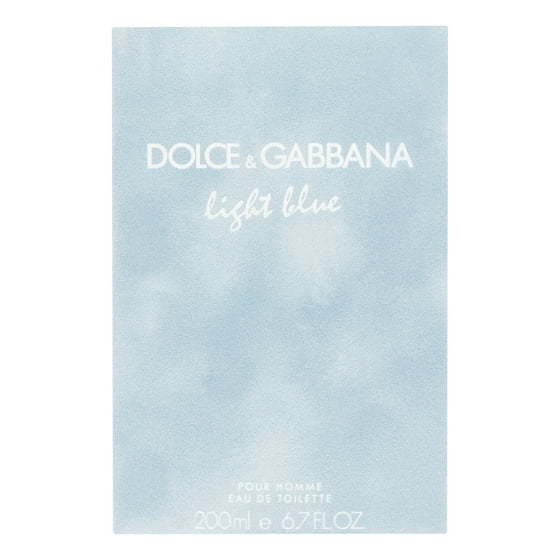 Dolce & Gabbana Light Blue Eau De Toilette Spray for Men 200ml / 6.7oz Cologne