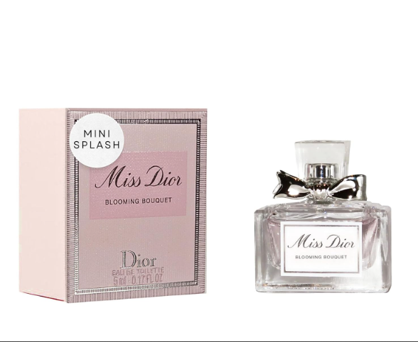 Christian Dior Miss Dior Blooming Bouquet Eau de Toilette for Women – Travel Size 5ml/0.17oz